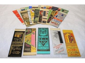 Vintage Factory Flat Unfilled Matchbook Covers