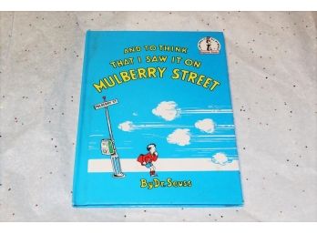 Banned & No Longer Printed Dr Seuss Book 'And To Think I Saw It On Mulberry Street'