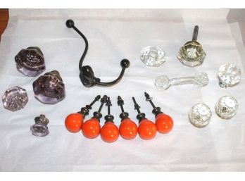 Vintage / Antique Hardware, Crystal & Porcelain Knobs,