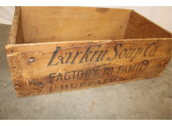 Large Wood Larkin Soap Co. Box, 28'x 16'x 9'  (377)