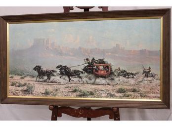 Framed Print By Harland Young, 1969, 52'x 29'  (226)