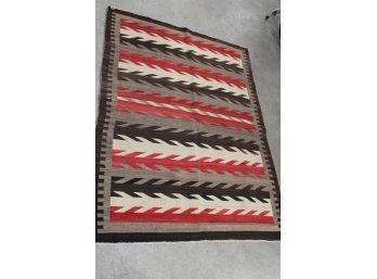 Very Nice Antique Navajo Woven Rug - Good Condition, 58'x 43'  (131)