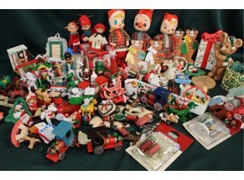 Asst Vintage Wood & Other XMas Ornaments & More  (17)