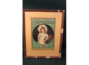 11'x 14' Framed 1904 'Chatterbox' Ad    (220)