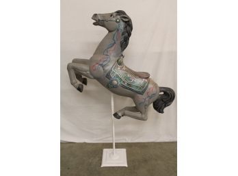 Painted Wonder Horse On Stand  (243)