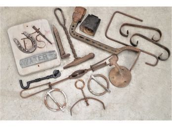 Assorted Antique Rusty Metal Collection  (319)