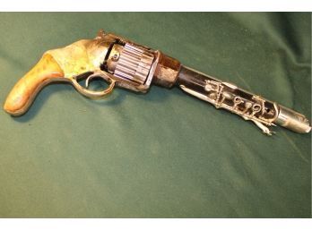 Vintage Steam Punk Clarinet Gun, 18' Long     (338)