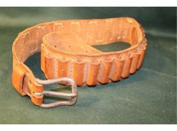 36' Leather Cartridge Belt  (120)
