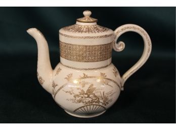 Antique Satsuma Decorated Lidded Ceramic Teapot, 13'x 5'x 4'H    (30)