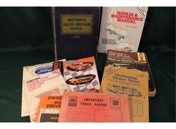 Vintage Assorted Automobile Repair Manuals  (200)