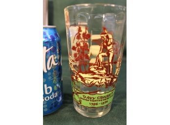 Davy Crockett Drinking Glass, Antique  Pressed Glass Toothpick Holder, 3 Books   (112)
