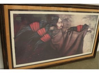 Framed And Matted Print, 41'x 25' (244)