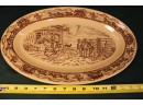 3 Tepco Western Traveler Platters - Two 16' Oval & 12' Oval    (155)