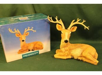 Father Reindeer Figurine In Box, 10'H  (118)