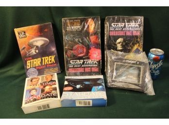 Unopened Star Trek Font Packs, Dice Games, 1998 & 1999 Calendars, Stardate   (33)