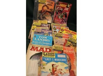 Vintage Comic Books -35 Total -harvey, Devil Kids, Classics Illustrated, Mad   (384)