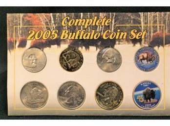 Commerative 2005 Buffalo Coin Set  (45)