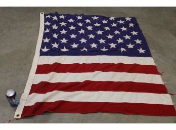 Remnant Of 50 Star US Flag, 42'x 47'  (55)