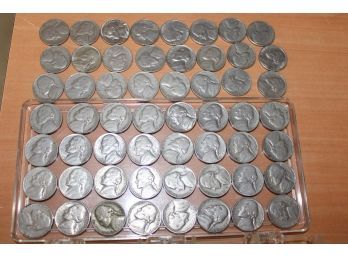 72 Jefferson Nickels - 40s -70s               (57)