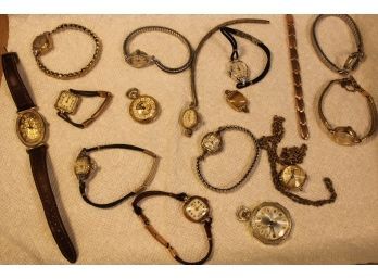 13 Vintage Women's Wrist Watches And More    (67)