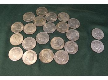 20 Eisenhower Bicentennial Dollars - 1972-1974     (77)
