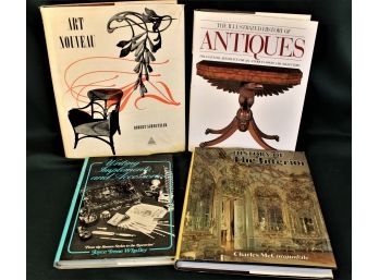 Group Of 4 Antique Reference Books -   (108)