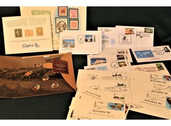 24 Redding,ca. Stamp Show Covers, 1983-2014 'Legends Of The West', First Day Issues1994, More  (124)