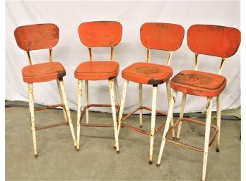 Set Of 4 Metal Chairs  (87)