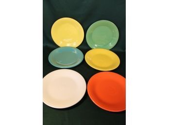 6 Vintage Fiesta Dinner Plates, 10.5'dia.    (11)
