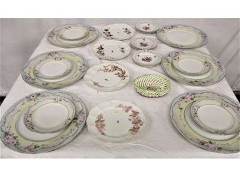 Dish Lot - 6 11' & 5 Matching 6.5' Plates, 4 7'plates, 6 5' German Plates Japan Bowl (153)
