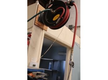 Wind  Up Air Hose Reel, Requires Removal From Wall   (119)