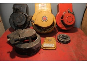 4 Recoil Pull Starters - One Marked Briggs & Stratton  (144)