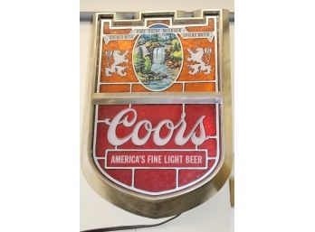 Coors Electric Sign - Does Not Light Up  (203)