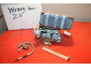 Weber 2 Barrel Carburetor W/air Filter  (205)