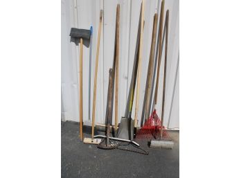 Brooms, Rakes, Shovel, Squeegee, Etc.   (26)