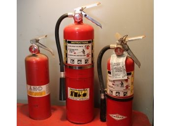3 Fire Extinguishers  (281)