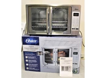 Oster Digital French Door Oven W/convection, 22'x 14'x 13'H, Working   (70)