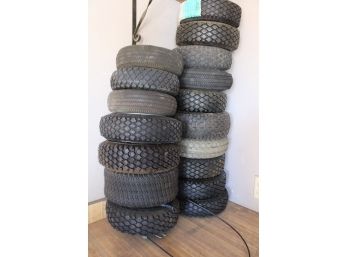 20 Assorted Small Tires:  Go Carts, Minibikes, Lawn Mowers, Etc.      (6)