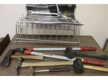 Assorted Hammers & Tools In Wire Baskets  (79)