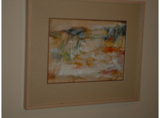 Framed Watercolor By G Eichholz, 27'x 22'  (1059)