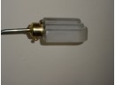 Brass And Glass Reading Lamp, 45'H  (1064)