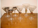 6 Assorted Margarita Glasses  (1037)