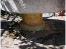 Concrete Garden Fountain And Spare Pump, 36'dia  (1009)