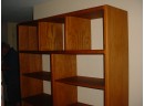 Oak  Open Bookcase, 59'W X 17'D X 72'H  (1031)