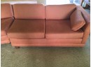 Upholstered 3 Sectional Couch With Ottoman  (1099)