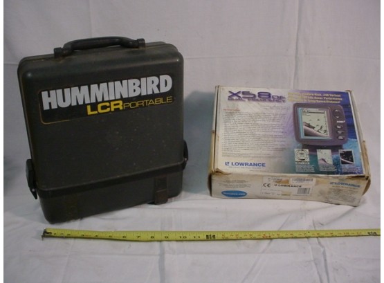 Hummingbird LCR Portable Fish Finder & Lowrange X58 Fish Finding Depth Sounding Sonar