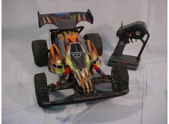 Electric Race Car. All Terrain, Battery Operated With Accessories W/ Traxxas Controller  (1365)