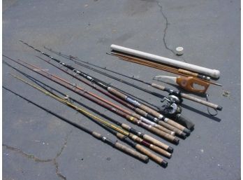 Lot Of Fishing Rods  (1313)
