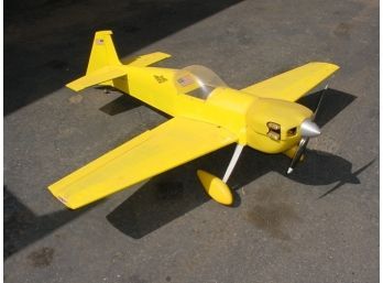 Remote Controlled Yellow Airplane With Controller  (1949)