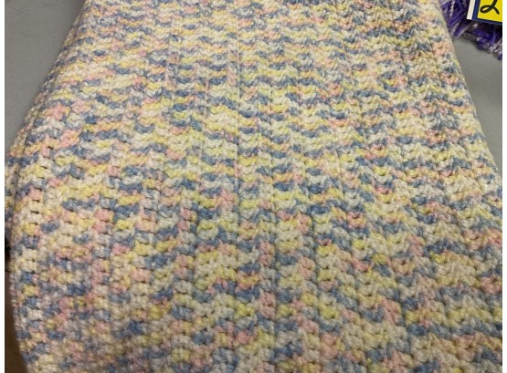 Pink And Yellow Lap Afghan